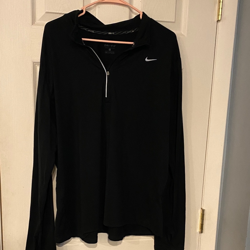 Nike Black Dri-FIT Quarter-Zip Pullover size 2X